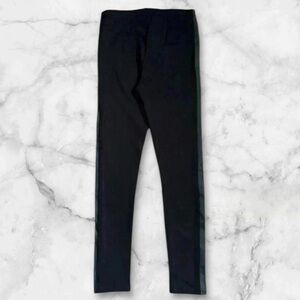 FREE ✅Black Leggings With 1.5” Side Faux Leather